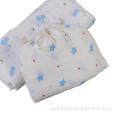 Baby Cotton Muslin Swaddle with self muslin Bag